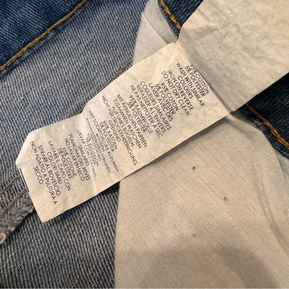 NWT NASTY GAL | Distressed Blue Jeans High Rise Straight Leg Women’s Size 4 - Picture 11 of 11